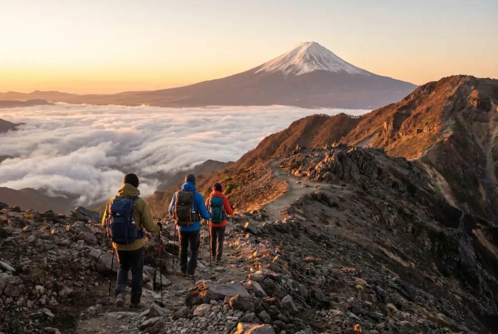 初めての富士登山ガイド — 持ち物、ルート、よくある失敗